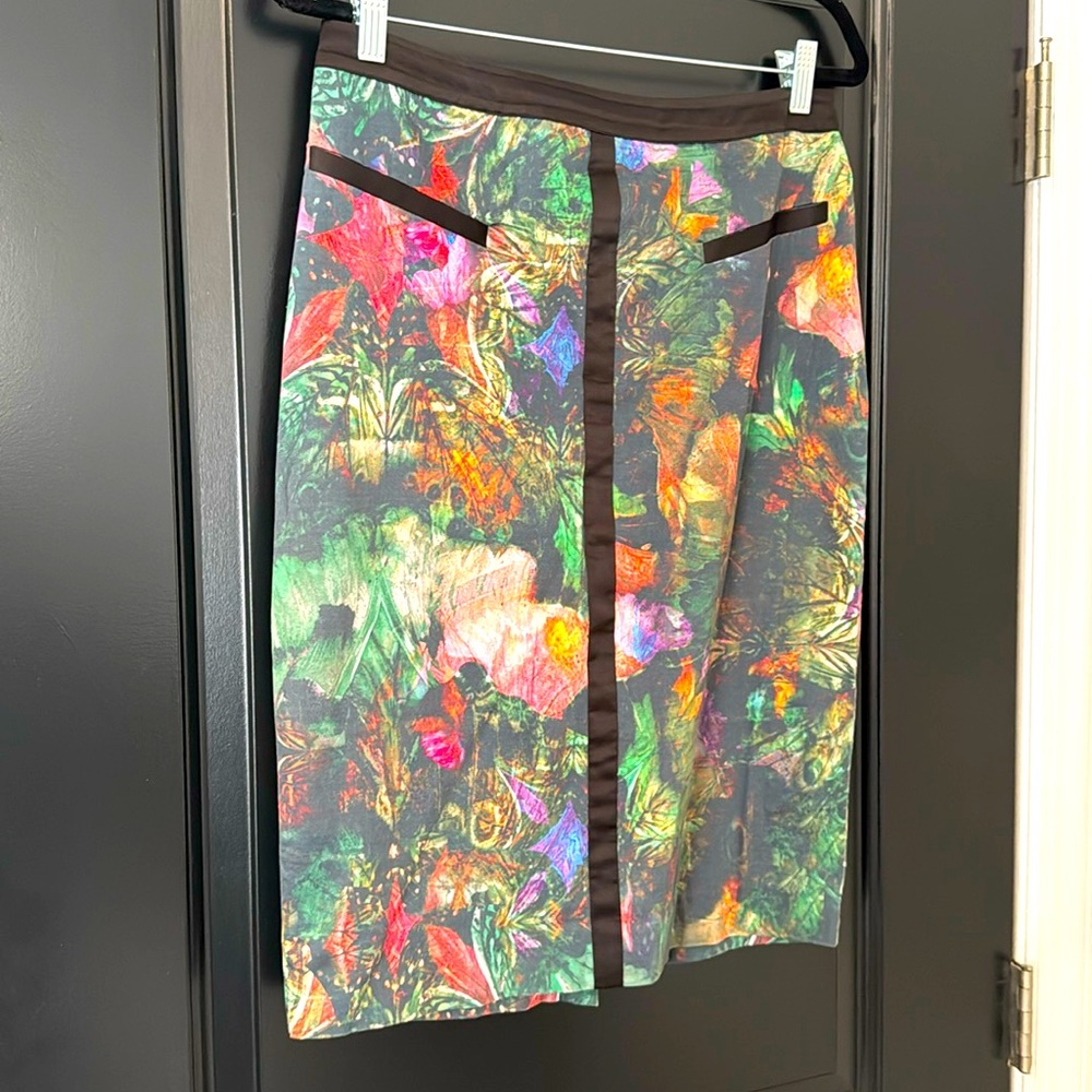 Ted Baker floral pencil skirt